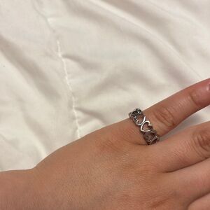 Silver Heart Ring